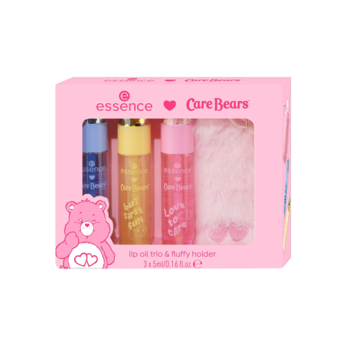 essence - *Care Bears* - Trío de aceites labiales con llavero