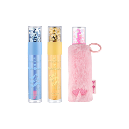essence - *Care Bears* - Trío de aceites labiales con llavero