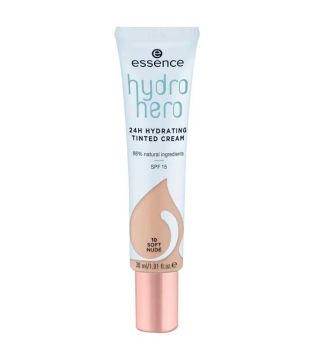 essence - Crema hidratante con color Hydro Hero 24h - 10: Soft Nude