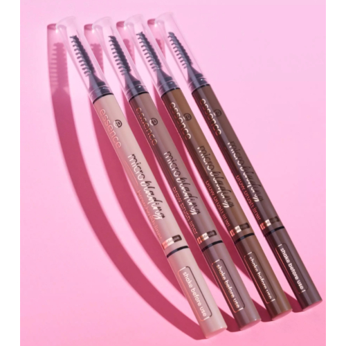 essence - Delineador de cejas Microblanding - 04: Dark Brown
