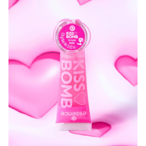 essence - Dúo de bálsamo labial y brillo de labios Kiss Bomb