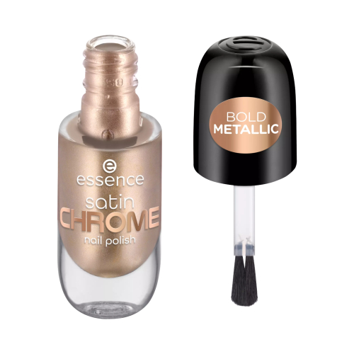 essence - Esmalte de uñas Satin Chrome - 01: Robotic Rose