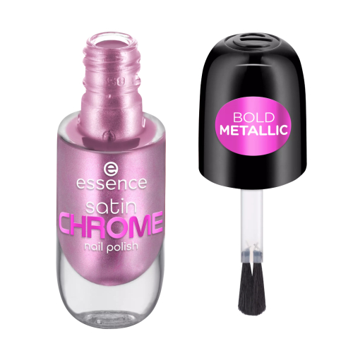 essence - Esmalte de uñas Satin Chrome - 02: Artificial Pinktelligence