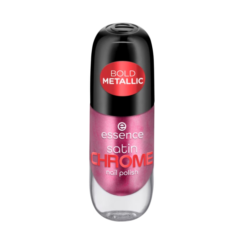 essence - Esmalte de uñas Satin Chrome - 03: Meta Maroon