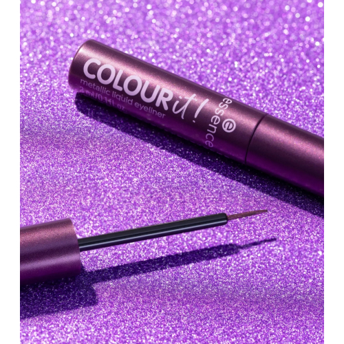 essence - Eyeliner líquido metálico COLOUR it! - 02: Dark Cherry