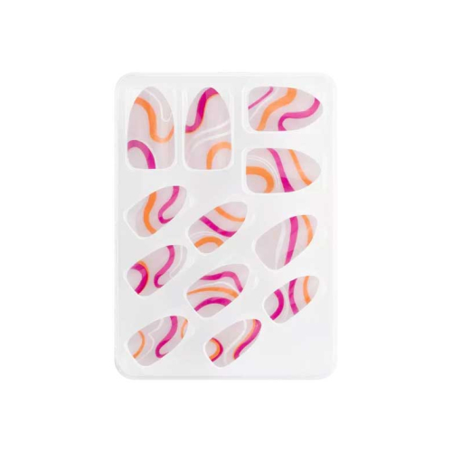 essence - *Fake it 'till you make it* - Uñas postizas - 03: Get Your Swirls On