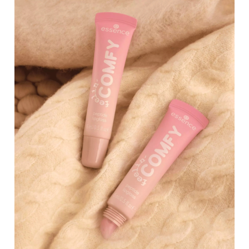 essence - *Feelin' Comfy* - Brillo de labios con péptidos - 01: Strawberry Self-love