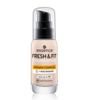 essence - Base de maquillaje Fresh & Fit Vitamin Complex - 05: Fresh Porcelaine