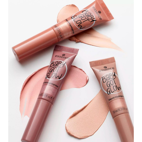 essence - Iluminador líquido Baby Got Glow - 30: Breezy Bronze