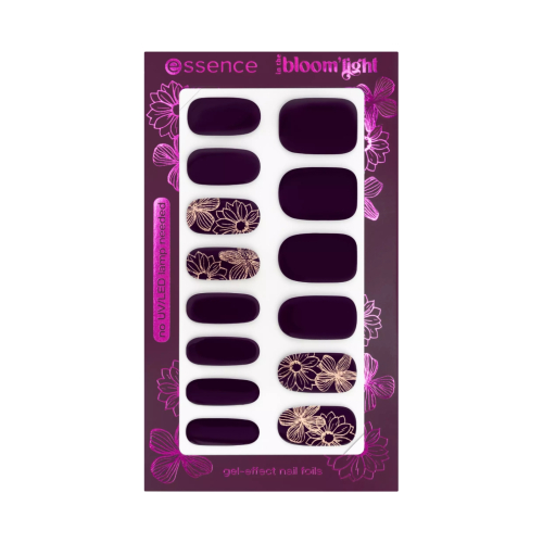 essence - *In the Bloom´Light* - Láminas de uñas efecto gel - Moonflowers Are My Favorite