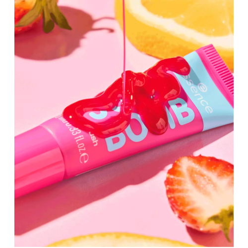 essence - *Juicy Bomb Party* - Colorete en gelatina - 01: Cassis Crush