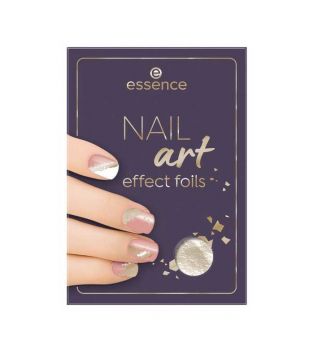 essence - Láminas de decoración de uñas Nail Art Effect Foils - 01: Golden Galaxy
