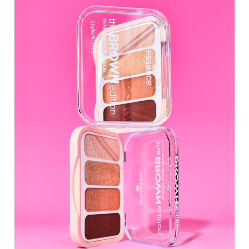 essence - Mini paleta de sombras de ojos the BROWN edition