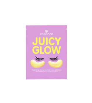 Essence - Parches hidratantes para ojos de plátano Juicy Glow - 01