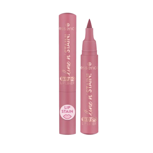 essence - Perfilador de labios Line n' Stain Tattoo - 01: Everyone's Nude-Pink