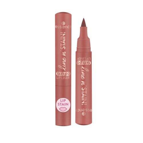 essence - Perfilador de labios Line n' Stain Tattoo - 02: Must Have Brown