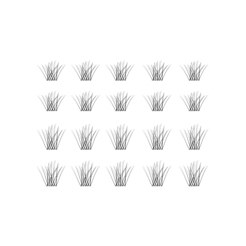 essence - Pestañas postizas individuales What the Fake! - 06: Natural Cluster Black