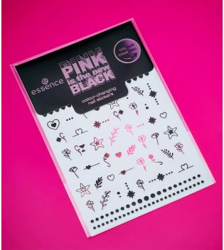 essence - *PINK is the new BLACK* - Pegatinas para uñas colour-changing - 01: What The...Pink?!