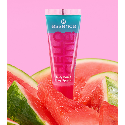 essence - *Say it with Juicy* - Brillo de labios Juicy Bomb Hello Cutie! - 02: Witty Watermelon