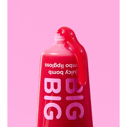 essence - *Say it with Juicy* - Brillo de labios Juicy Bomb XL Big Hug - 01: Poppin' Pomegranate