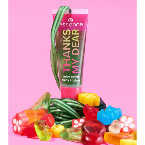 essence - *Say it with Juicy* - Brillo de labios Juicy Bomb Thanks my Dear - 03: Glowy Gummy