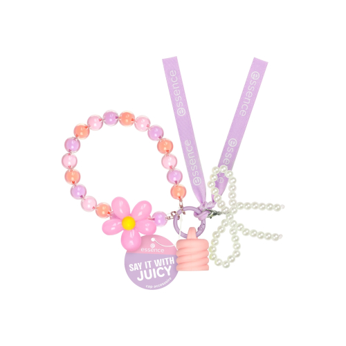 essence - *Say it with Juicy* - Llavero con tapa para brillo de labios