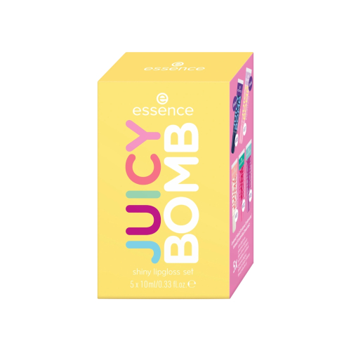 essence - Set de brillos de labios Juicy Bomb Shinny