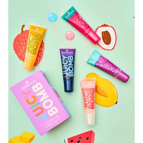 essence - Set de brillos de labios Juicy Bomb - Sweet treats