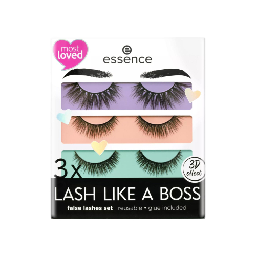 essence - Set de pestañas postizas 3 x Lash Like A Boss - 01: My most loved lashes