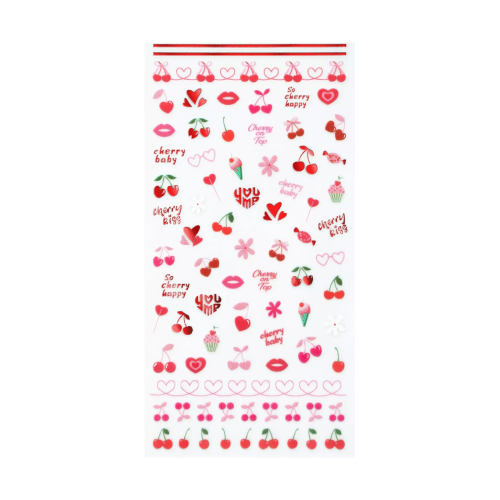 essence - *So Cherry Happy* - Pegatinas para uñas With Extra Cherries, Please!