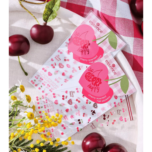 essence - *So Cherry Happy* - Pegatinas para uñas With Extra Cherries, Please!
