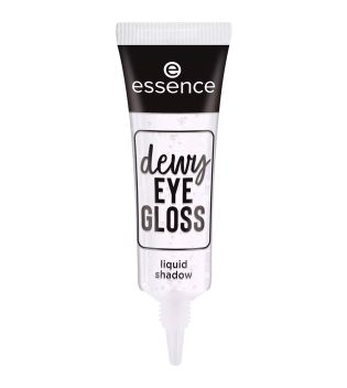 essence - Sombra de ojos líquida Dewy Eye Gloss - 01: Crystal Clear