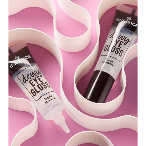 essence - Sombra de ojos líquida Dewy Eye Gloss - 01: Crystal Clear
