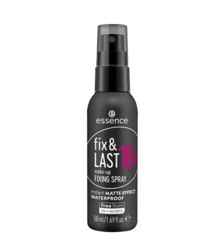 essence - Spray fijador de maquillaje Fix & Last 18h