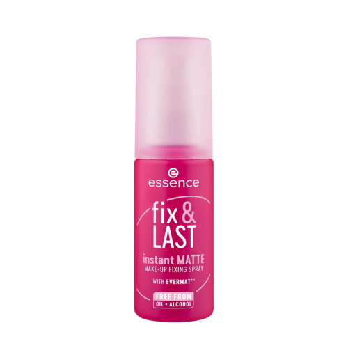 essence - Spray fijador de maquillaje Fix & Last Instant Matte