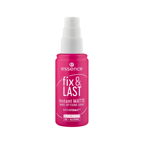 essence - Spray fijador de maquillaje Fix & Last Instant Matte