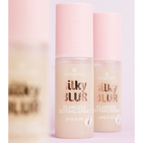 essence - Spray fijador de maquillaje Silky Blur