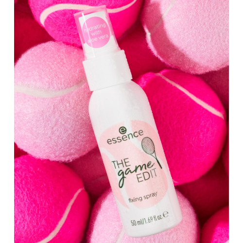 essence - *The Game Edit* - Spray fijador de maquillaje con aloe vera