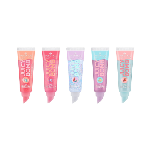 essence - *The Little Mermaid* - Set de brillos labiales Juicy Bomb