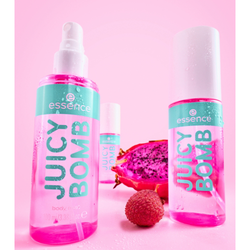 essence - *Tropical* - Bruma corporal Juicy Bomb - 106: Lychee Livin'