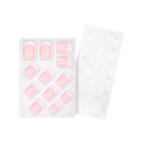 essence - Uñas postizas Click-on French Manicure - 01: Classic French