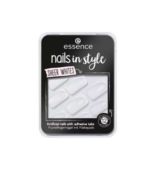 essence - Uñas postizas Nails in Style - 11: Sheer Whites