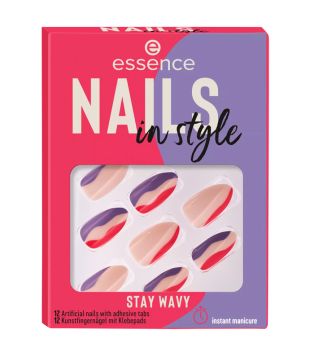 essence - Uñas postizas Nails in Style - 13: Stay Wavy