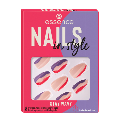 essence - Uñas postizas Nails in Style - 13: Stay Wavy