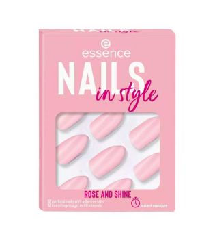 essence - Uñas postizas Nails in Style - 14: Rose And Shine
