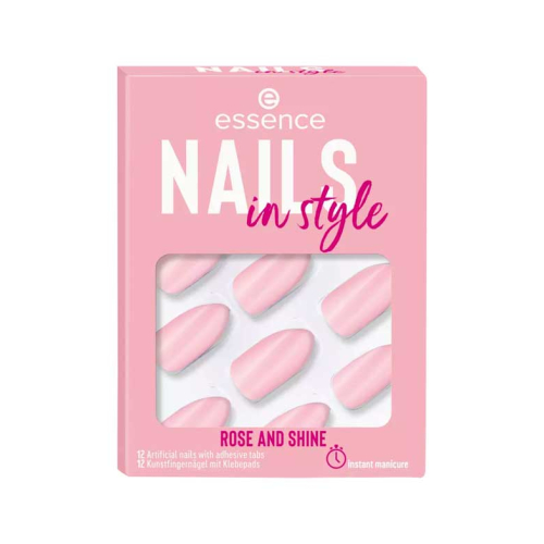 essence - Uñas postizas Nails in Style - 14: Rose And Shine