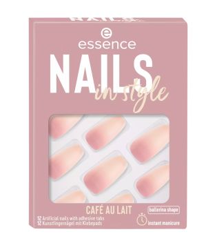 essence - Uñas postizas Nails in Style - 16: Café Au Lait