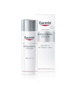 Eucerin - Crema de día antiedad SPF15 Hyaluron-Filler - Piel normal y mixta