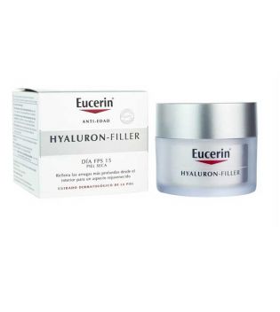 Eucerin - Crema de día antiedad SPF15 Hyaluron-Filler - Piel seca