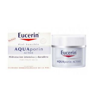 Eucerin - Crema hidratante intensiva y duradera AQUAporin Active - Piel seca
